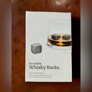 SEALED Original Whisky Stones Classic Teroforma Handcrafted Natural Soapstone